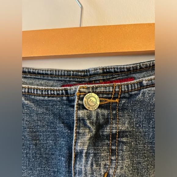 YMI Freedom To Be You Denim Y2K Mini Skirt - Picture 3 of 9